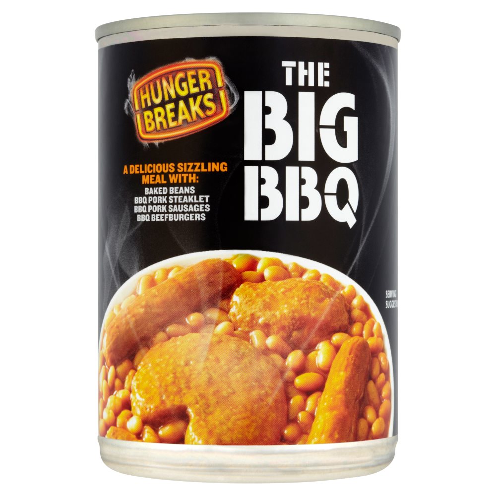 Hunger Breaks The Big BBQ Tray 410g