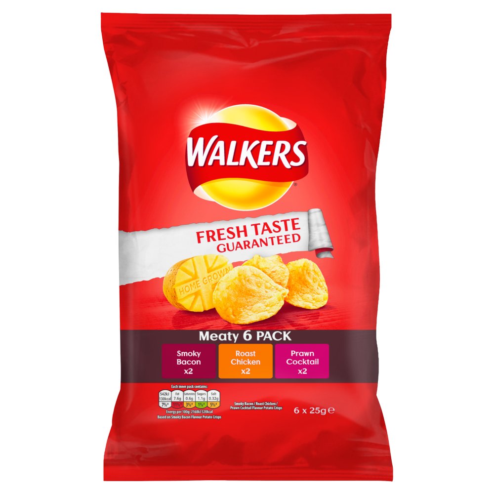 Walkers Meaty Variety Crisps